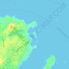 Brown Island topographic map, elevation, terrain