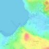 Knebel Bro topographic map, elevation, terrain