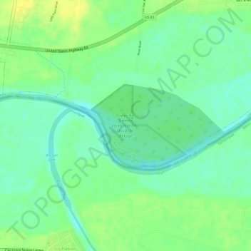Lower Rio Grande Valley National Wildlife Refuge topographic map, elevation, terrain