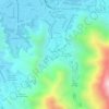 Iguazú topographic map, elevation, terrain