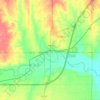 Sayre topographic map, elevation, terrain