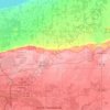 Niagara Escarpment topographic map, elevation, terrain