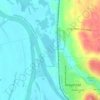 Carty Lake topographic map, elevation, terrain