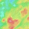 Mair Lake topographic map, elevation, terrain