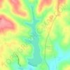 Lake Buckhorn topographic map, elevation, terrain