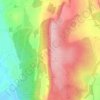 Scout Scar topographic map, elevation, terrain