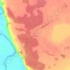 Пешнево topographic map, elevation, terrain