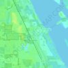 Wabasso topographic map, elevation, terrain