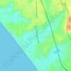 Pallikunnu topographic map, elevation, terrain