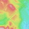 Isa Lake topographic map, elevation, terrain