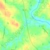 Travis Creek topographic map, elevation, terrain