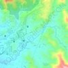 Huehuetenango topographic map, elevation, terrain