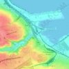 Baakens River topographic map, elevation, terrain