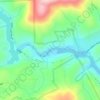 Lake Rabun topographic map, elevation, terrain