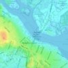 A39 topographic map, elevation, terrain