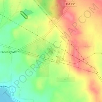 Snake Forest topographic map, elevation, terrain