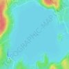 Halls Lake topographic map, elevation, terrain