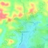 Tskaltubo topographic map, elevation, terrain