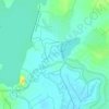 DC topographic map, elevation, terrain