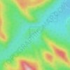 Peppers Lake topographic map, elevation, terrain
