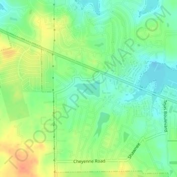 LITTLE LAKE CONROE topographic map, elevation, terrain