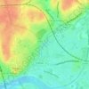 La Nièvre topographic map, elevation, terrain