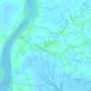 Parjoy Nagar gov. PSF pond. topographic map, elevation, terrain