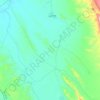 رود شور topographic map, elevation, terrain