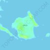 Bock Cay topographic map, elevation, terrain