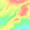 Gold Creek topographic map, elevation, terrain