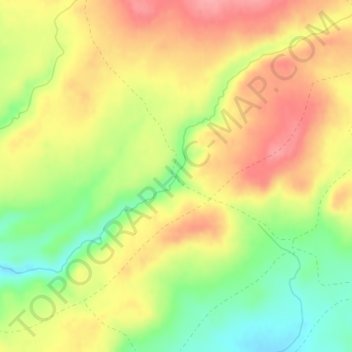 Gold Creek topographic map, elevation, terrain
