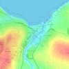 Thurso topographic map, elevation, terrain