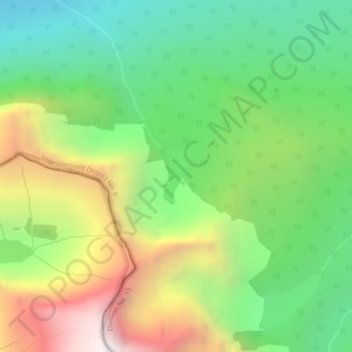 Arnica Lake topographic map, elevation, terrain