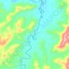 Río La Paila topographic map, elevation, terrain