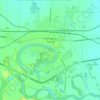 Portage La Prairie topographic map, elevation, terrain