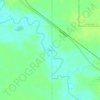 Wascana Creek topographic map, elevation, terrain