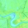Isla de Pulilan topographic map, elevation, terrain
