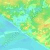 Puerto Nariño topographic map, elevation, terrain