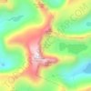 Cloud Peak Glacier topographic map, elevation, terrain