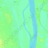 Nile topographic map, elevation, terrain