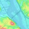 Brunot Island topographic map, elevation, terrain