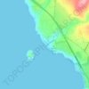 Harris Beach topographic map, elevation, terrain