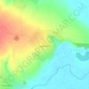 Кожар-Яндоба topographic map, elevation, terrain