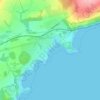 Black Sands topographic map, elevation, terrain