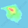 Manono topographic map, elevation, terrain