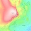 Quiraing topographic map, elevation, terrain