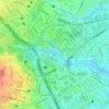 Nairobi River topographic map, elevation, terrain
