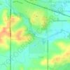 Middle Raccoon River topographic map, elevation, terrain
