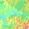 Тельбес topographic map, elevation, terrain