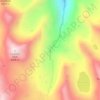 Bridal Veil Creek topographic map, elevation, terrain